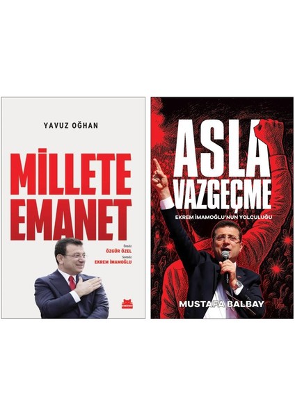 Millete Emanet ve Asla Vazgeçme 3'lü Paket