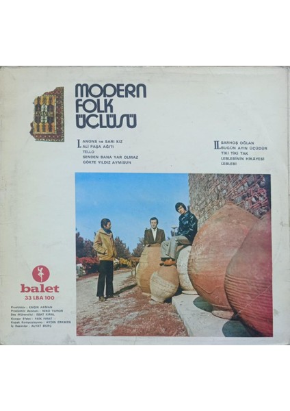Modern Folk Üçlüsü – Modern Folk Üçlüsü Lp fiyatları