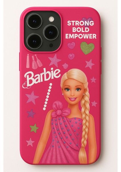 Iphone 14 Pro Uyumlu Barbie Kılıf Yumuşak Slikon Şık Tasarım Kam Koruma modelleri