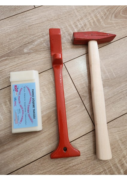 Laminant Parke Orta Döşeme Çakma Takozu 2CM*15CM Çektirme Demiri 3CM*32CM 500GR Çekiç