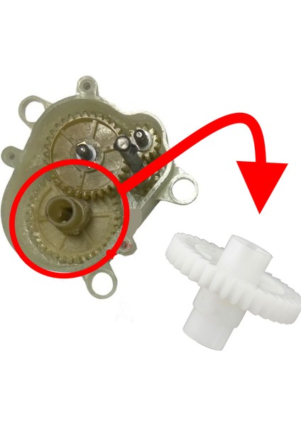 Fakir Sms 410 Blender Hazne Kapağı Çıkış Dişlisi - Büyük Olan