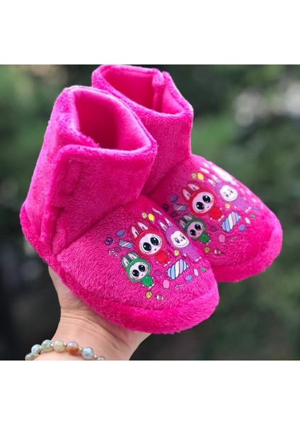 Kız Çocuk Cırtlı Panduf Labubu Panduf Kaydırmaz Taban Anaokulu Kreş Ev Ayakkabısı fiyatları