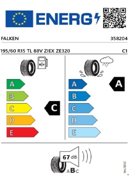 195/60 R15 Tl 88V Zıex ZE320 Oto Yaz Lastiği (Üretim TARIHI:2025) fiyatları
