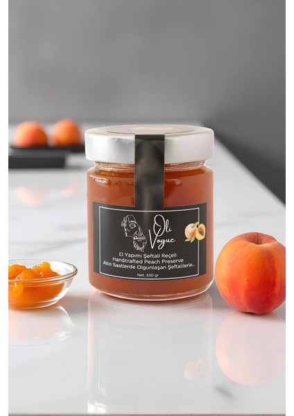 Gurme Şeftali Reçeli (330 Gr)