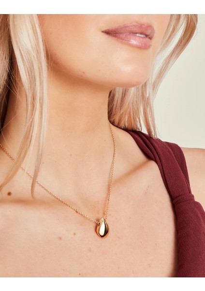 Tiny Drop Curve Kolye