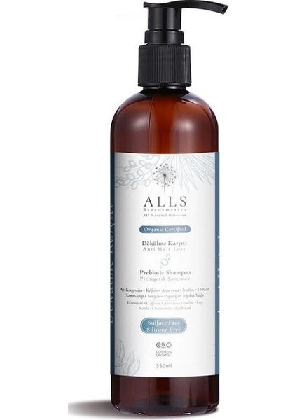 Alls Biocosmetics Organik Dökülme Karşıtı Prebiyotik Şampuan 350 ml