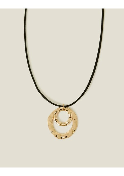 Cord Circles Kolye Siyah fiyatları