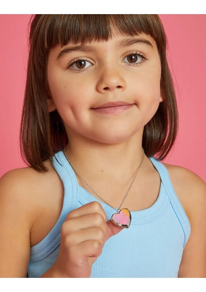 Kalp Kolye Kız Çocuk modelleri