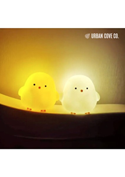 . - Sevimli Utangaç Civciv Lamba, Sarı LED Işık, Pille Çalışan, Kablosuz - Pil Dahildir fırsatları