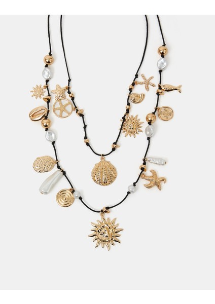Güneş Kolye Çoklu