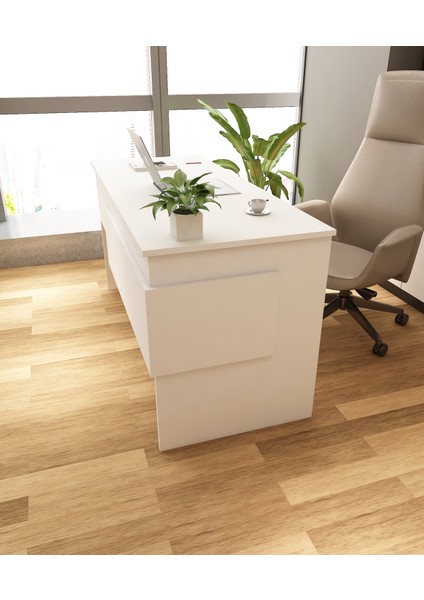 Karen Çalışma Ofis Masası | Beyaz - Beyaz modelleri