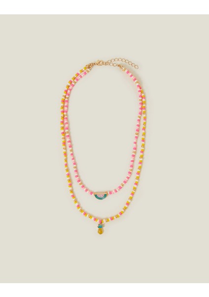 Boncuk Kolye Set x 2 Kız Çocuk fiyatları