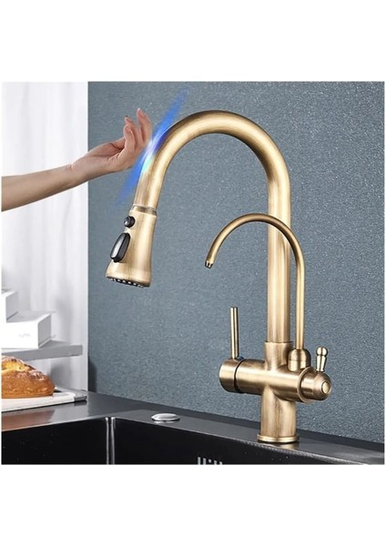 Mutfak Evye Bataryası Dual Flow Smart Dokunmatik Spiralli Fiskiyeli Antik 7 Yıl Garantili Ithal fiyatları