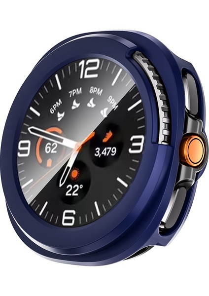 Samsung Galaxy Watch 8 Classic 46mm Sert PC Kasa ve Ekran Koruyucu Zore Watch Gard 39