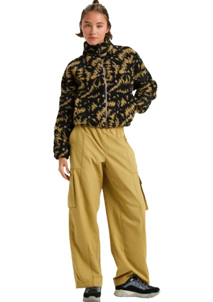 Boundless Spirit Zippered Kadın Siyah Polar Ceket fiyatları