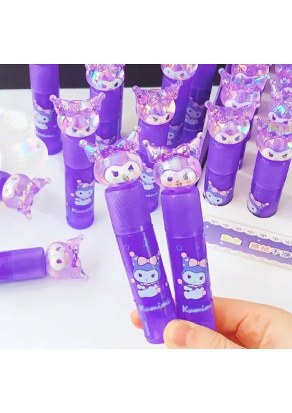 Sanrio Kuromi Stick Ruj Şeklinde Eğlenceli Silgiler Ruj Değil, Silgi Okul Öncesi Sevimli Hediyeliks 1ADET