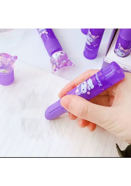 Sanrio Kuromi Stick Ruj Şeklinde Eğlenceli Silgiler Ruj Değil, Silgi Okul Öncesi Sevimli Hediyeliks 1ADET modelleri