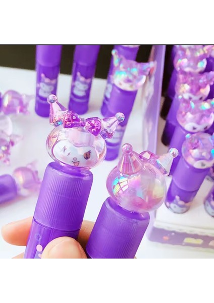 Sanrio Kuromi Stick Ruj Şeklinde Eğlenceli Silgiler Ruj Değil, Silgi Okul Öncesi Sevimli Hediyeliks 1ADET indirimleri