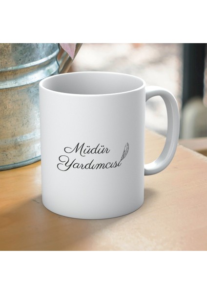 Müdür Yardımcısı Yazılı Öğretmenler Günü Hediyelik Baskılı Kupa