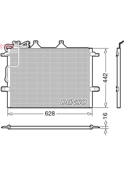DCN17018 - Klıma Radyatoru Mercedes W211 S211 C219