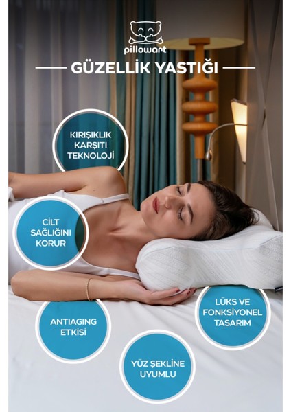 Anti Aging Kırışıklık Önleyici Güzellik Yastığı
