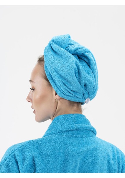 Cottonverse 3'lü Bornoz Seti - %100 Pamuk Bornoz , Saç Bonesi , Saç Bandı Unısex fiyatları