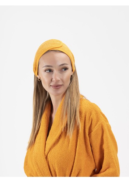 Cottonverse 3'lü Bornoz Seti - %100 Pamuk Bornoz , Saç Bonesi , Saç Bandı Unısex fırsatları