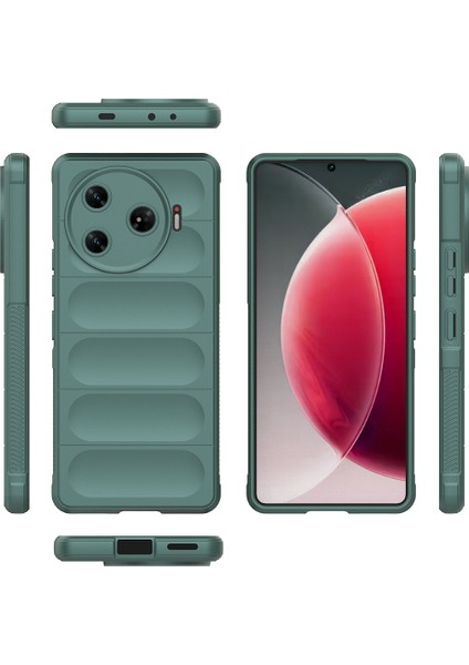 Tecno Spark 30 Pro Kılıf Esnek Tpu Oyuklu Arka Yüzey Tasarımlı Omsy Etnik Silikon Kapak - Lacivert fırsatları