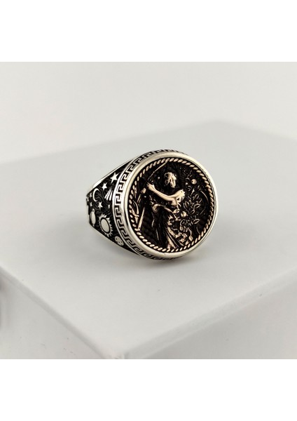 925 Ayar Gümüş Başak Burcu Yüzük