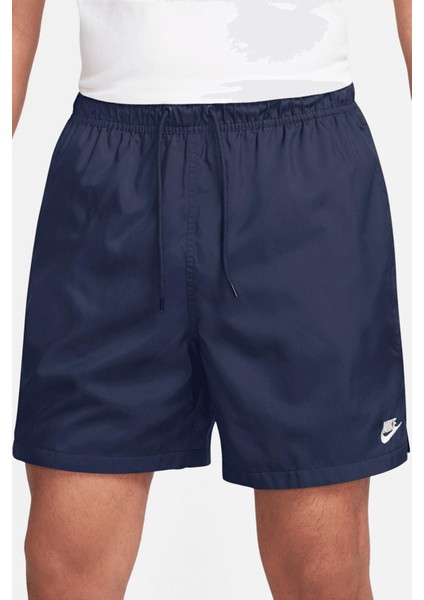 Sportswear Club Flow Versatile Weave File Astarlı Erkek Şort Lacivert