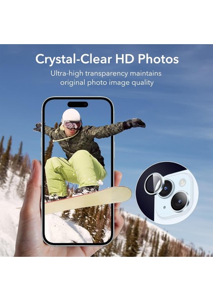 iPhone 17 Uyumlu Halka Set Kamera Lens Koruyucu fırsatları