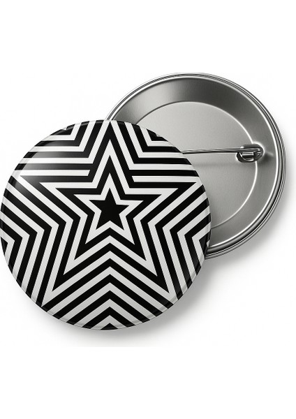 Kişiye Özel 44 mm Tasarım Rozet Seti- 20 Adet