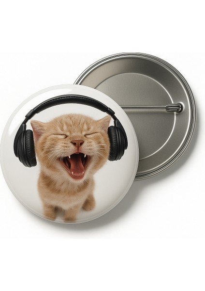 Kişiye Özel 44 mm Tasarım Rozet Seti- 20 Adet