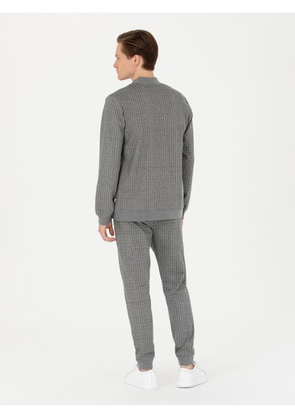 Erkek Antrasit Jogger Fit Çizgili Eşofman Altı 50272523-VR006 indirimleri