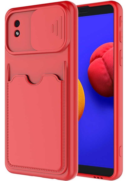 Galaxy A01 Core Kılıf ​omsy Kartix Kapak-Kırmızı