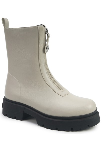 Franco 5pr Kırık Beyaz Kadın Düz Bot fiyatları