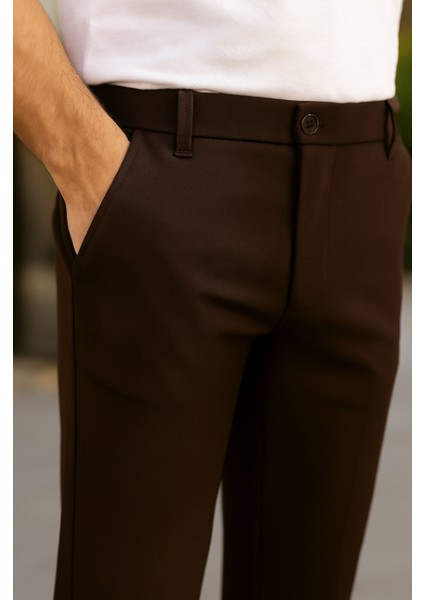 Erkek Düz Kesim Bilek Boy Kumaş Pantolon fiyatları