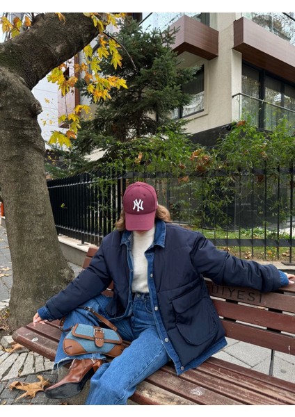 Jeans Detaylı Cıtcıtlı Ceket - Lacivert fırsatları