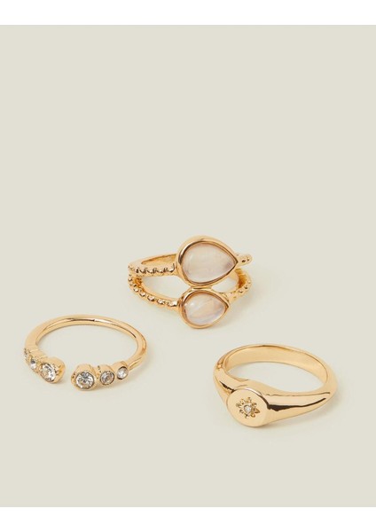 3 x Moonstone Rıngs Pearl fiyatları