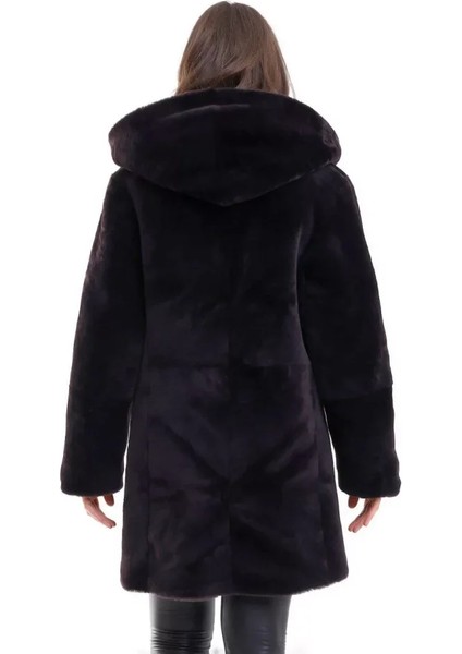 Reks Kapüşonlu Kaban - Siyah modelleri