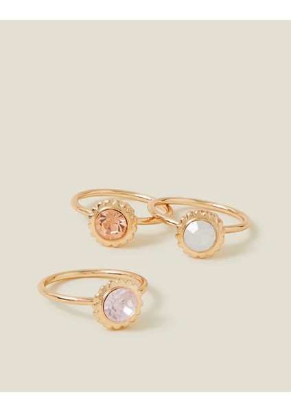 Pave Yüzük Seti x 3 L