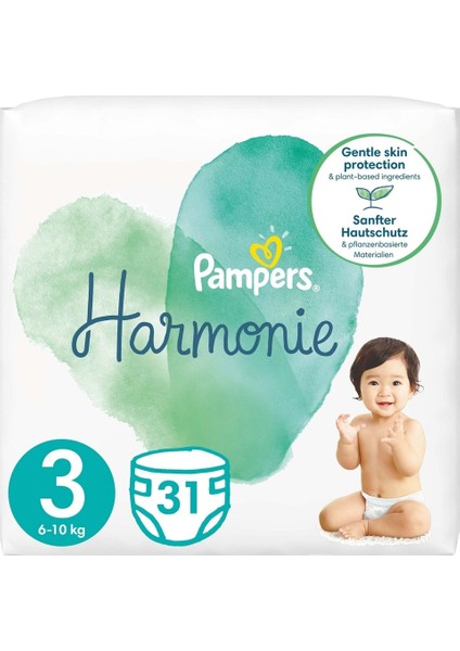 Pampers Harmonie Bebek Bezi Beden:3 (6-10KG) Midi 124 Adet Avantaj Ultra Fırsat Pk fiyatları