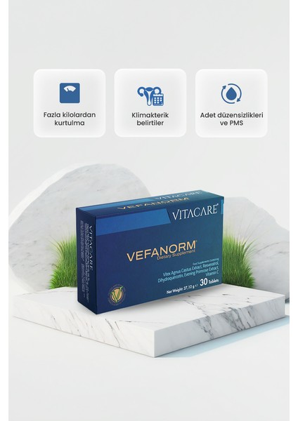 Vefanorm – 30 Tablet | Hayıt Ekstresi, Resveratrol, Quercetin, Kore Ginsengi & Vitamin-Mineral Kompleksi fiyatları