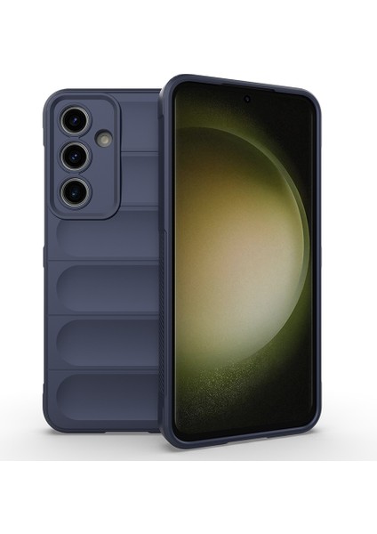 Samsung Galaxy S25 Fe Kılıf Etnik Optimum Oyuk Detaylı Silikon + Ekran Koruyucu