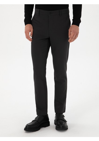 Erkek Füme Slim Fit Kanvas Pantolon 50308713-VR058 indirimleri