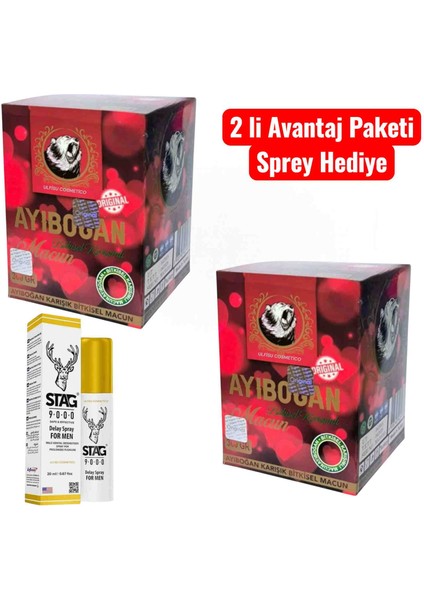 Ayıboğan Macunu Büyük Boy 2 Adet modelleri