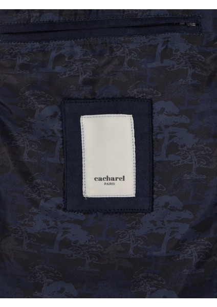 Erkek Lacivert Suni Deri Mont 50314737-VR033