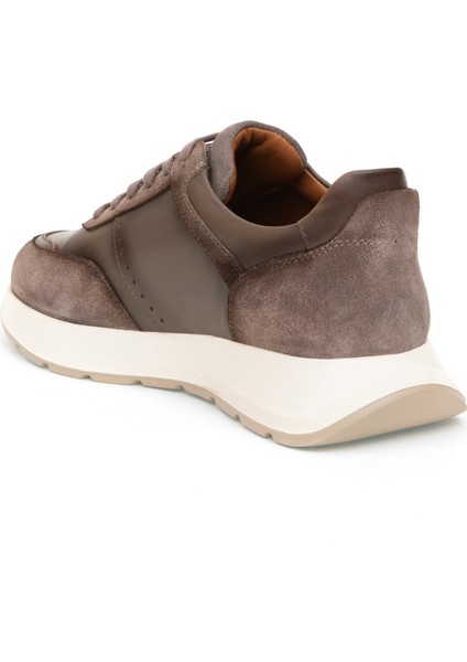 Erkek Kahverengi Eva Taban %100 Deri Sneaker Ayakkabı 50312358-VR029