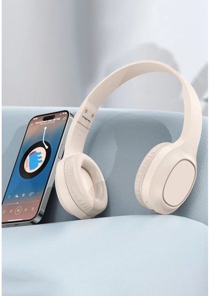 Hoco. W46 Charm Aux Destekli Bluetooth Kablosuz Kulaklık - Kahverengi modelleri