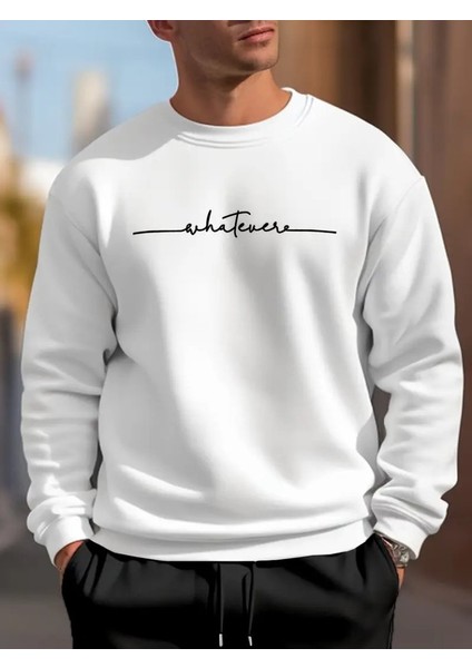 Erkek Uzun Kollu Baskı Detaylı Iki Iplik Sweet